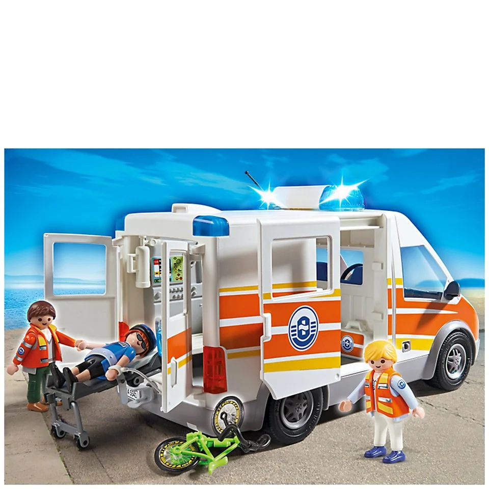 Playmobil Coast Guard Ambulance with Siren (5541) Afbeelding 1