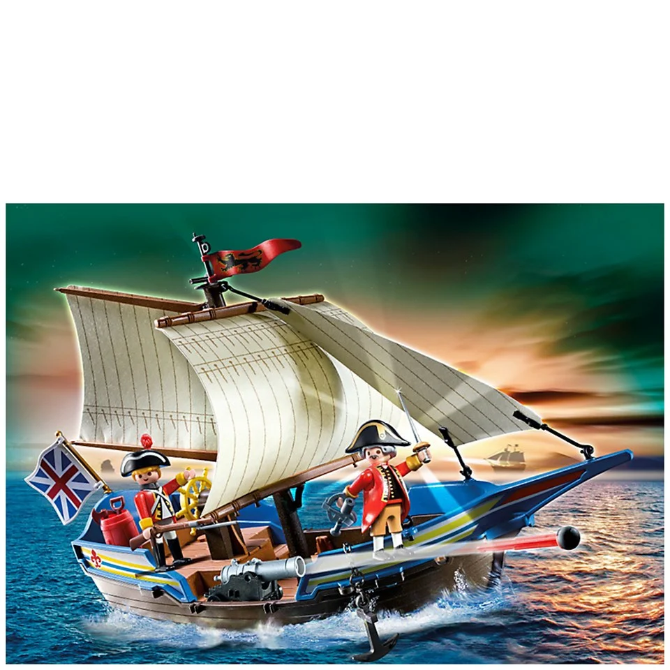 Playmobil Pirates Redcoat Battle Ship (5140) Afbeelding 1