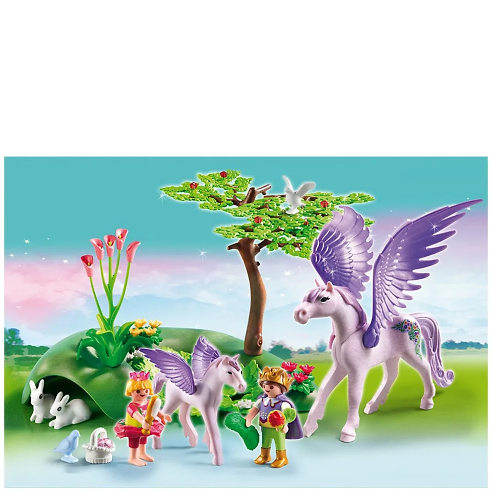 Playmobil Fairies Royal Children with Pegasus and Baby (5478) Afbeelding 1