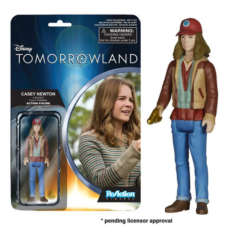 ReAction Disney Tomorrowland Casey 3 3/4 Inch Action Figure Afbeelding 1