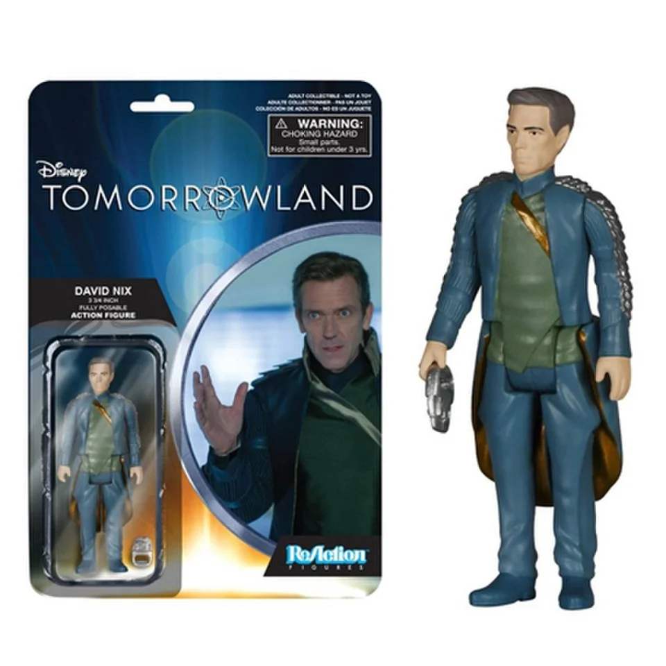 ReAction Disney Tomorrowland David Nix 3 3/4 Inch Action Figure Afbeelding 1