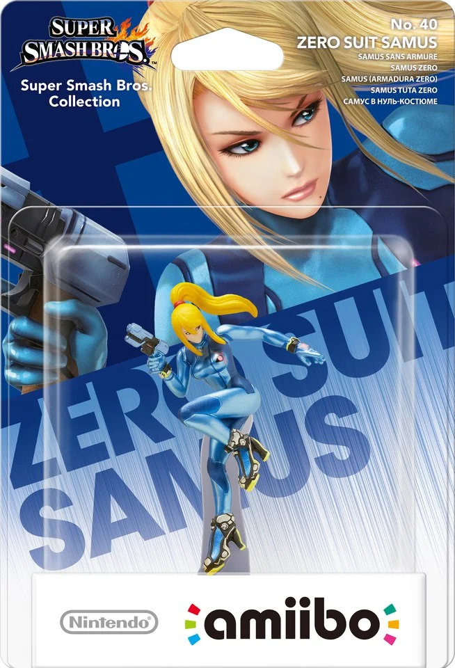 amiibo Super Smash Bros Collection Zero Suit Samus Afbeelding 1