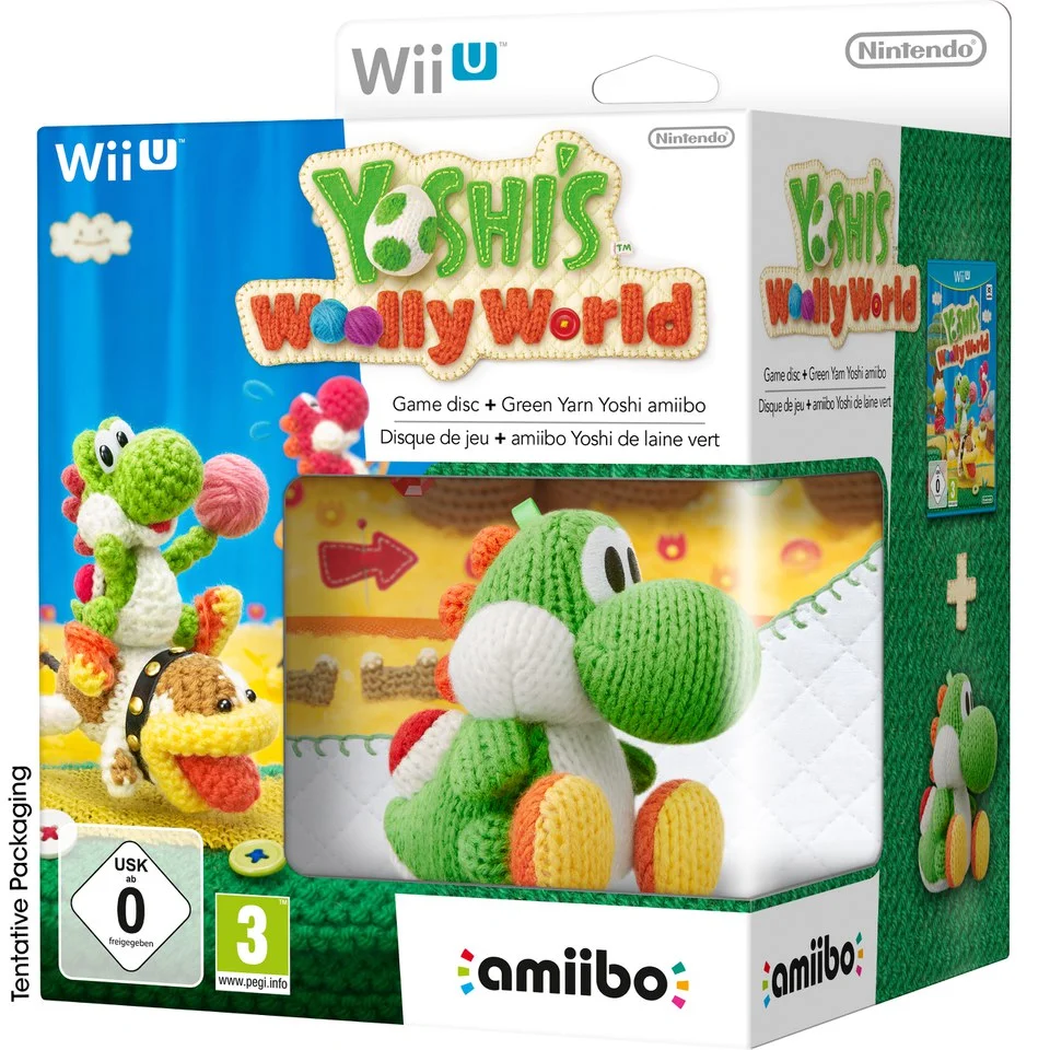 Yoshi's Woolly World - Inclusief Yarn Yoshi Green amiibo Afbeelding 1