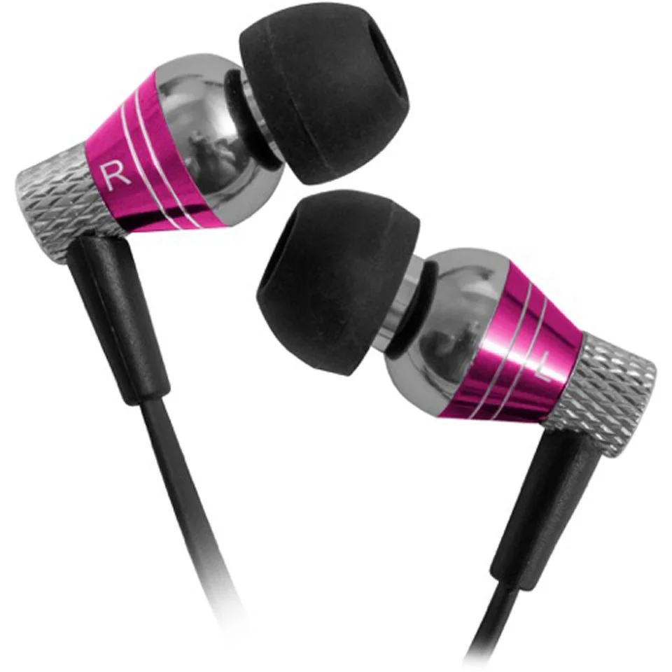 JLab - Jbuds Pro Premium Metal Earphones with Mic - Pink Afbeelding 1