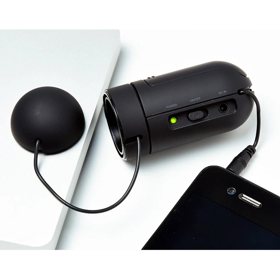 X-Vibe Innovative Vibration Speaker - Black Afbeelding 1