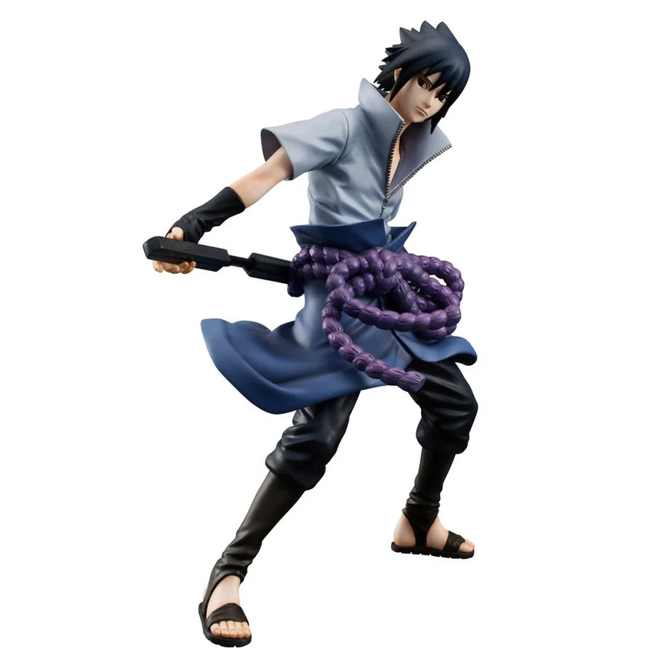 Megahouse Naruto Shippuden Sasuke Uchiha 1:8 Scale Statue Afbeelding 1