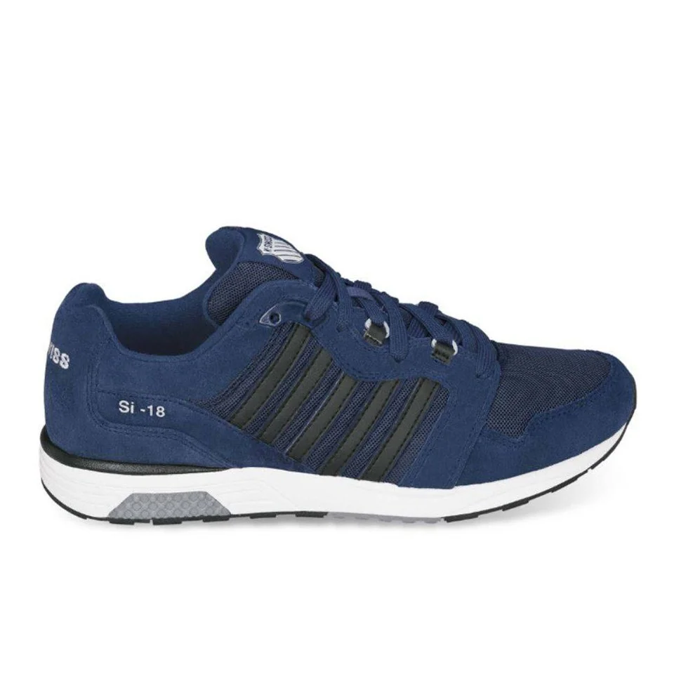 K-Swiss Men's Si-18 Low Top Trainers - Mood Indigo - UK 6 - Blauw Afbeelding 1