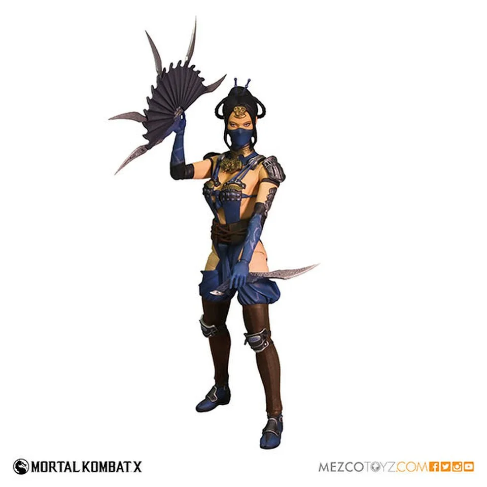 Mezco Mortal Kombat X Series 2 Kitana Action Figure Afbeelding 1