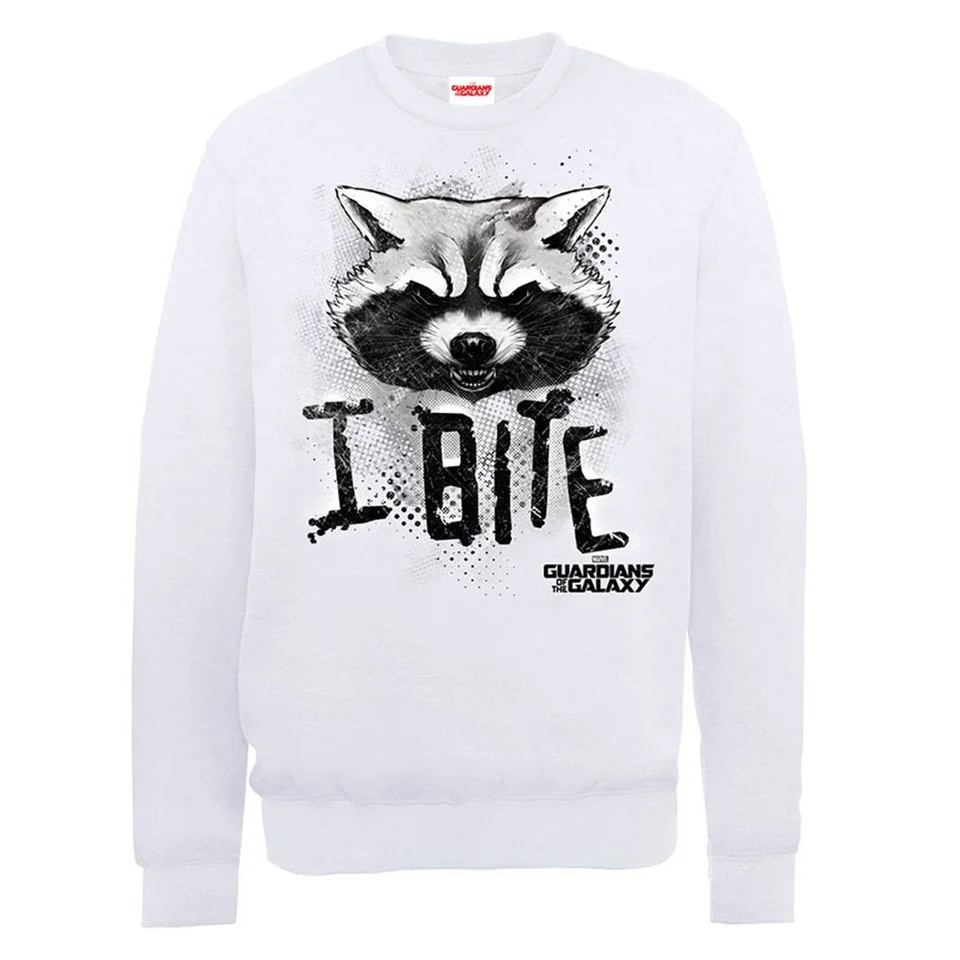 Marvel Guardians of the Galaxy I Bite Sweatshirt - White - S - Wit Afbeelding 1