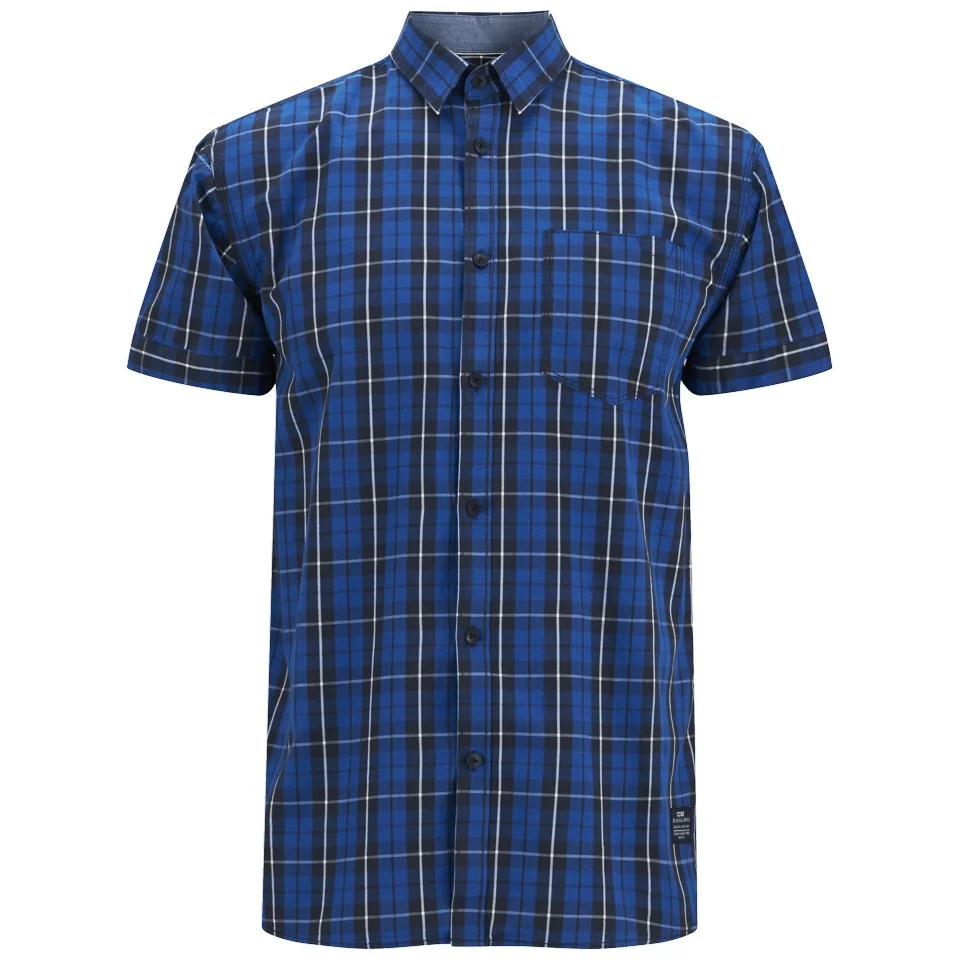 Jack & Jones Men's Roy Shirt - Turkish Sea - S - Blauw Afbeelding 1