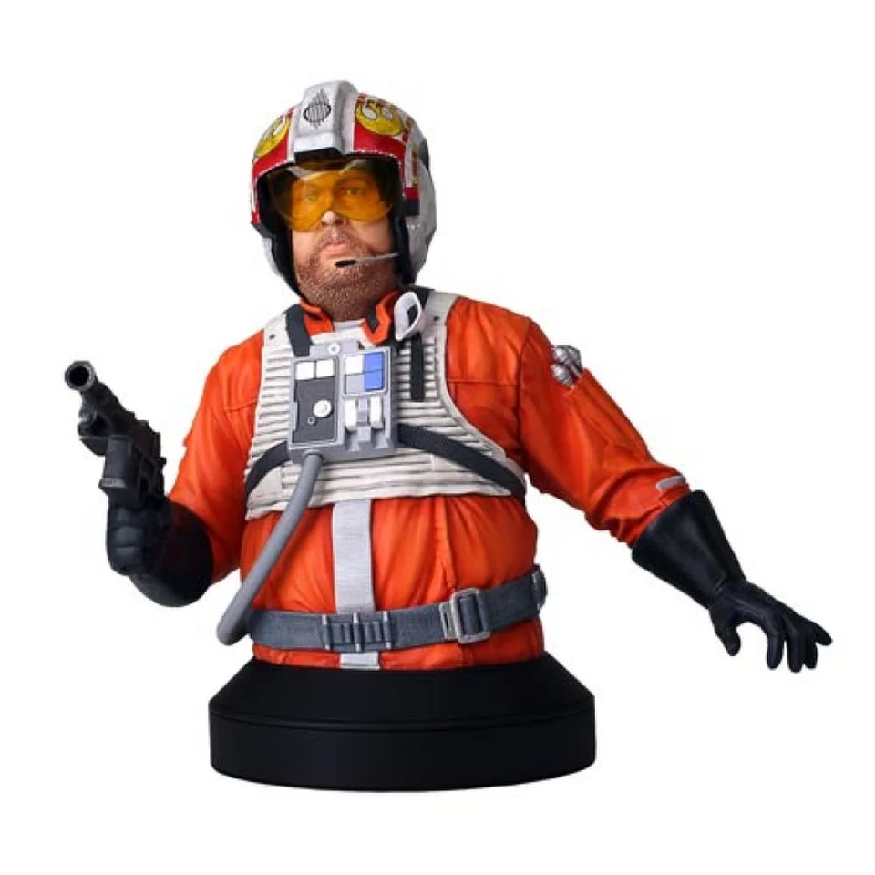 Gentle Giant Star Wars Jek Porkins X-Wing Pilot 2014 SDCC Exclusive Mini Bust Afbeelding 1