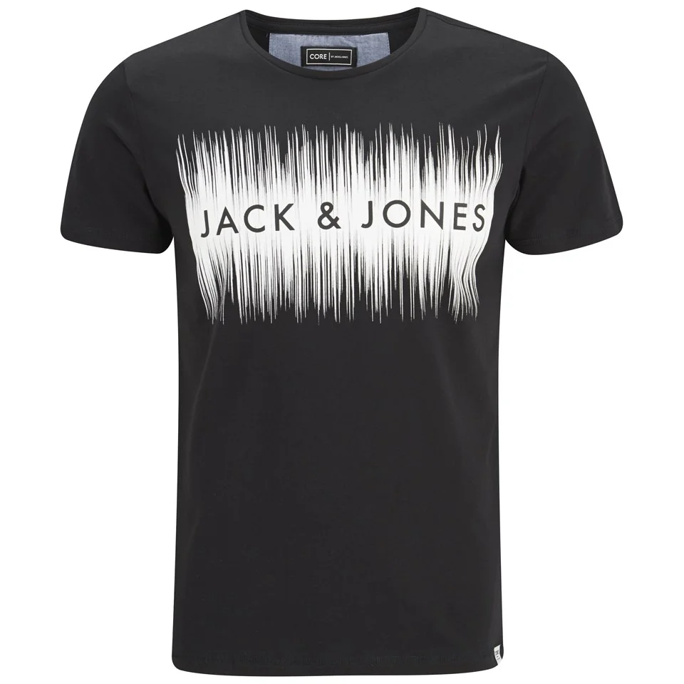 Jack & Jones Men's Many T-Shirt - Black - M - Zwart Afbeelding 1