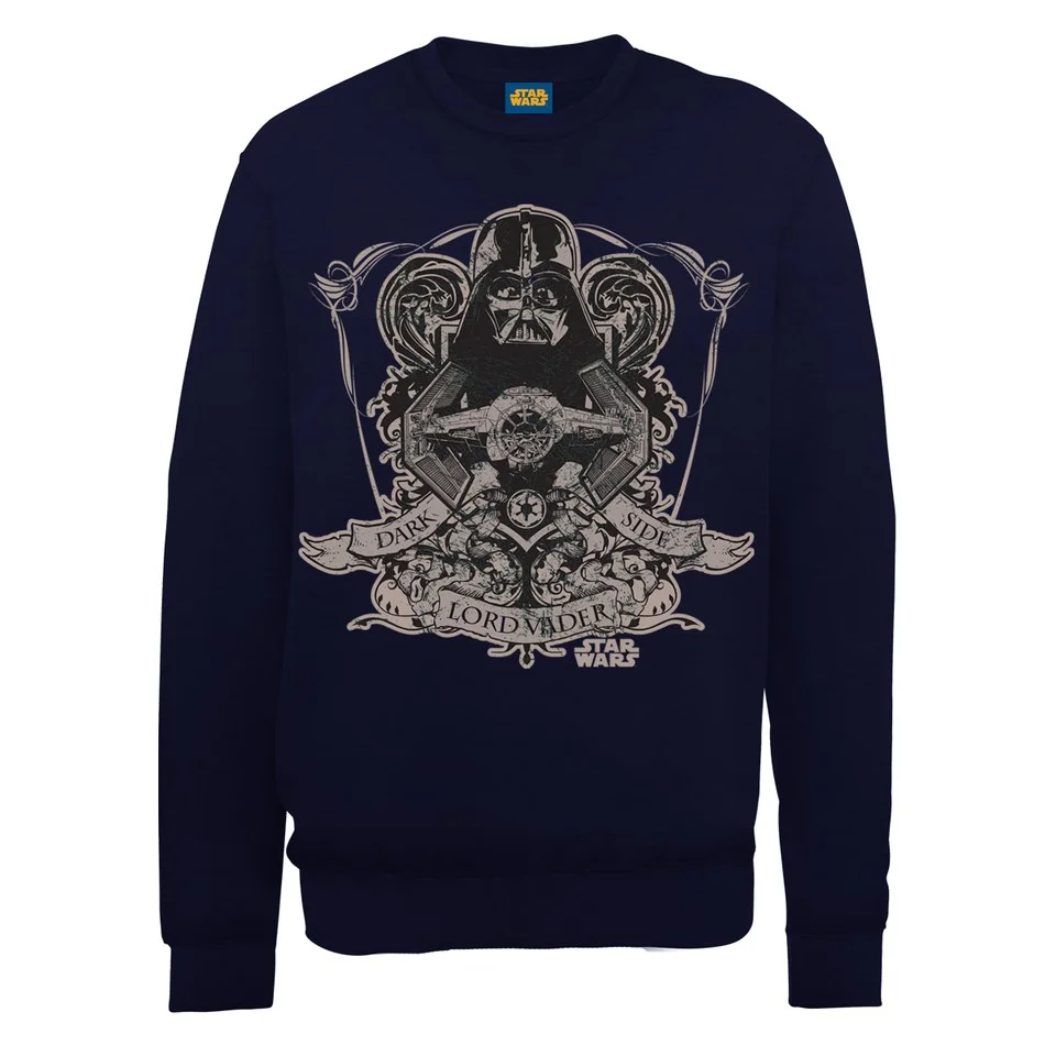 Star Wars Lord Darth Vader Dark Side Sweatshirt - Navy - S - Navy blauw Afbeelding 1