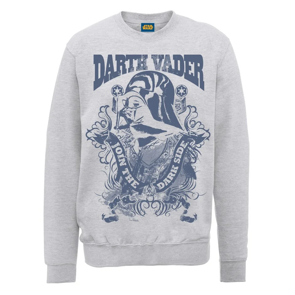 Star Wars Darth Vader Join The Darkside Sweatshirt - Heather Grey - S - Grijs Afbeelding 1