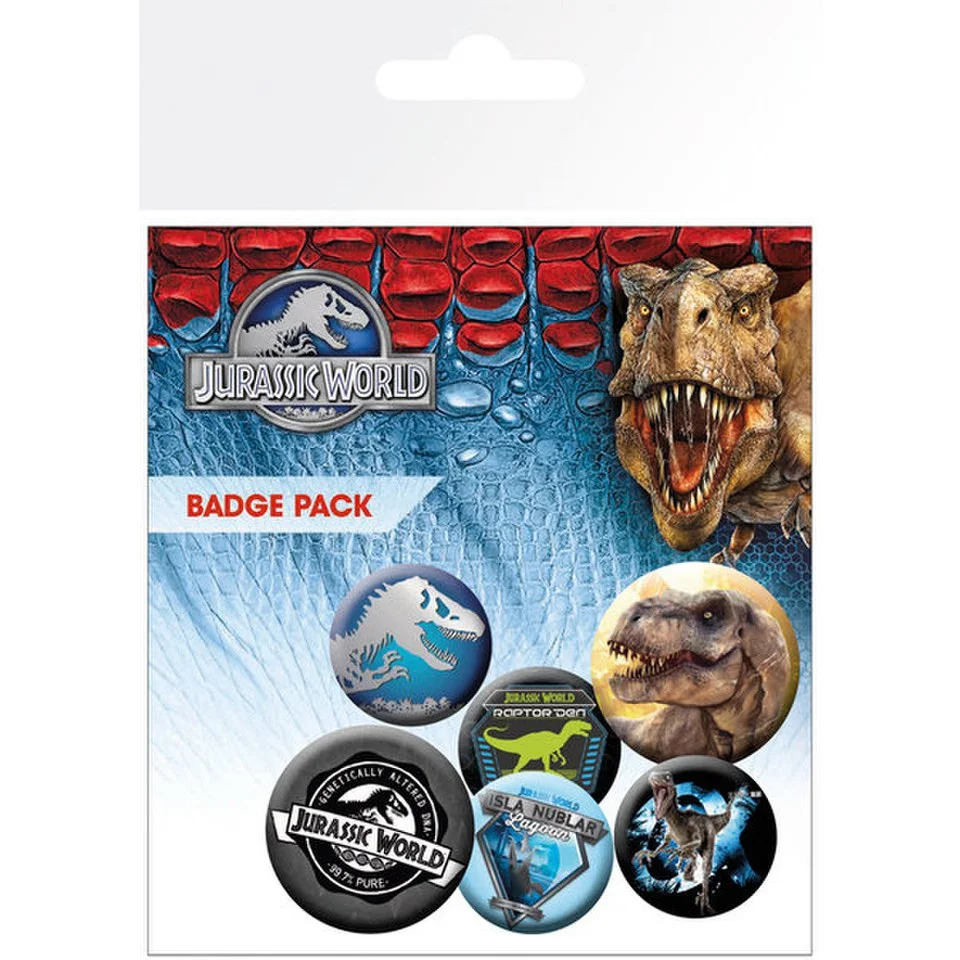 Jurassic World Mix - Badge Pack Afbeelding 1