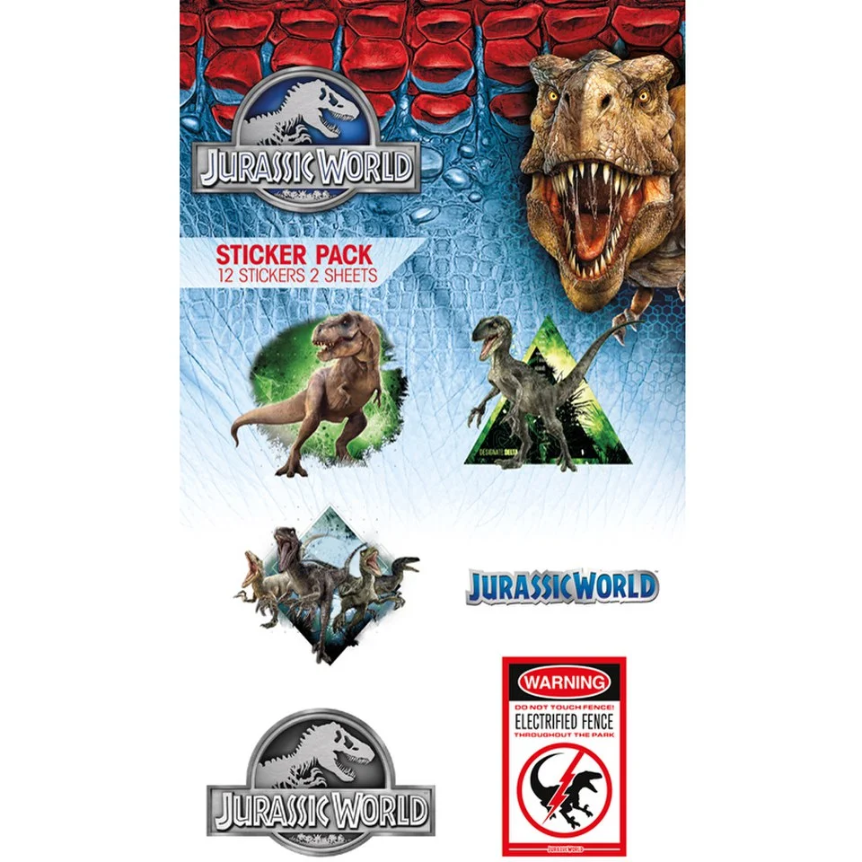 Jurassic World Mix Vinyl - Sticker Pack Afbeelding 1