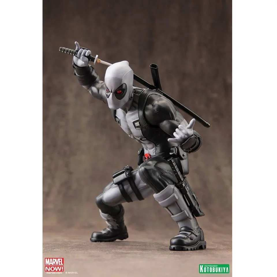 Kotobukiya Marvel Deadpool X-Force Heo Exclusive 1:10 Scale Statue Afbeelding 1