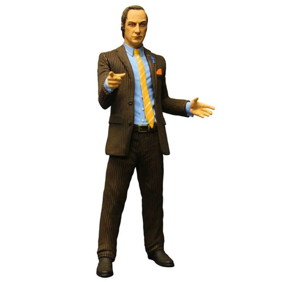 Breaking Bad Saul Goodman Brown Suit Previews Exclusive 6 Inch Action Figure Afbeelding 1