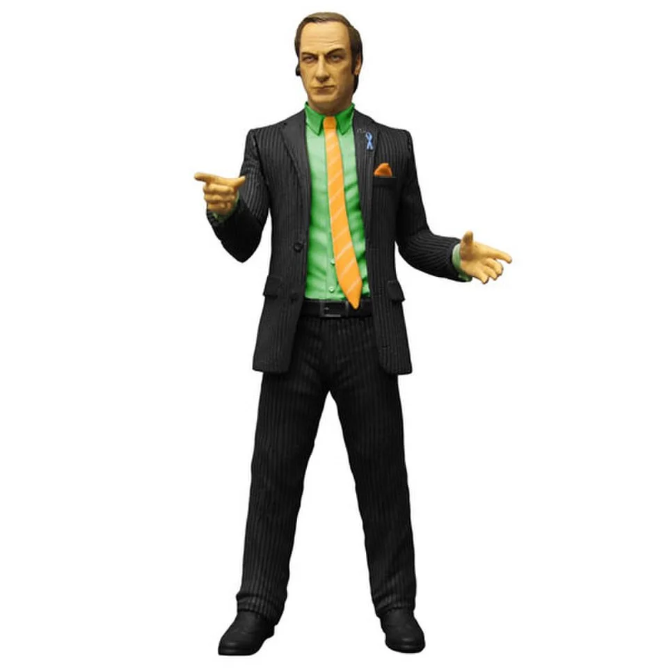 Breaking Bad Saul Goodman Green Shirt Previews Exclusive 6 Inch Action Figure Afbeelding 1