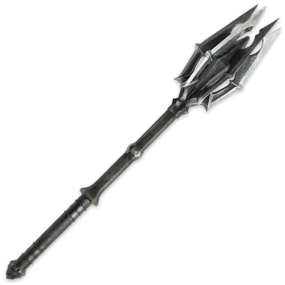 United Cutlery The Lord of the Rings Mace of Sauron with one Ring 1:1 Scale Prop Replica Afbeelding 1