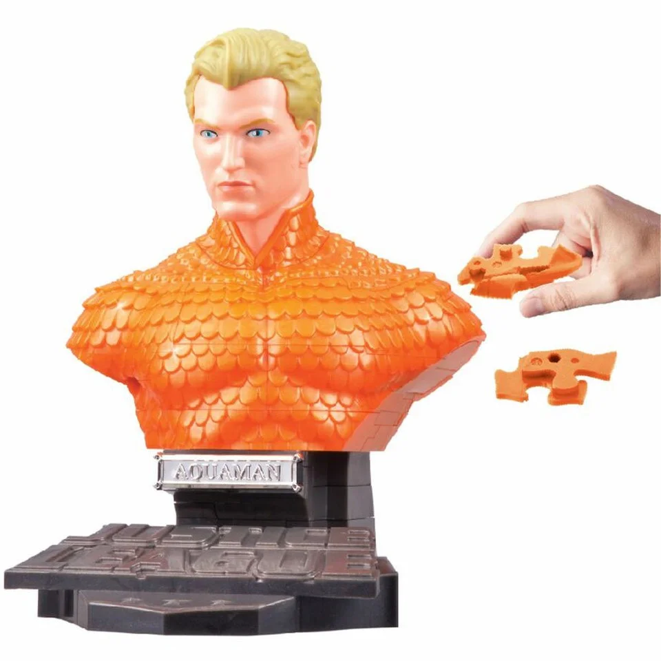 DC Comics Aquaman Solid 72-delige 3D Legpuzzel Afbeelding 1
