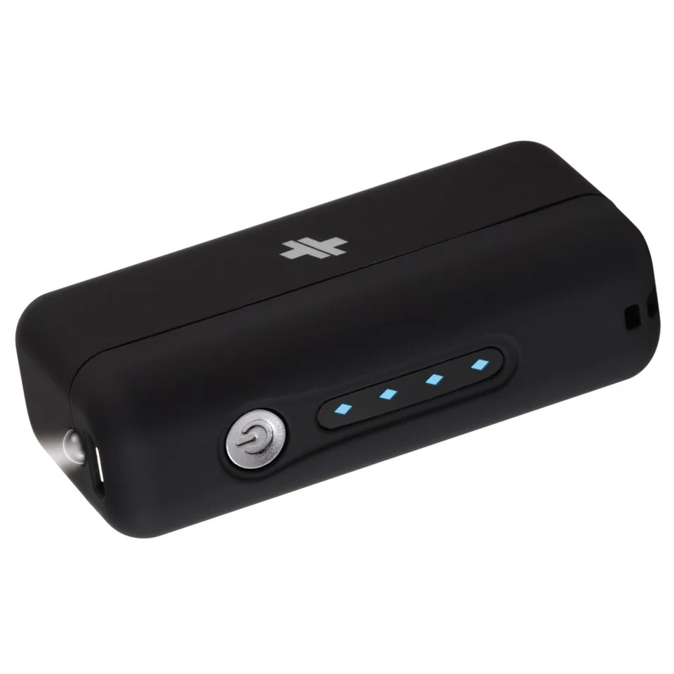 Swiss Mobility Universal Power Pack 2800mAh Battery Pack for iOS, Android & USB Devices (Inc Flash Light) - Black Afbeelding 1