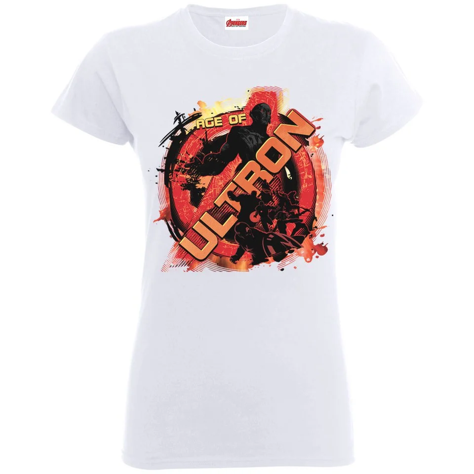 Marvel Women's Avengers Age of Ultron T-Shirt - White - S - Wit Afbeelding 1