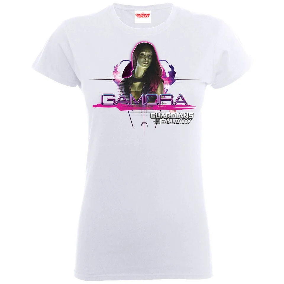Marvel Women's Guardians of the Galaxy Gamora T-Shirt - White - S - Wit Afbeelding 1