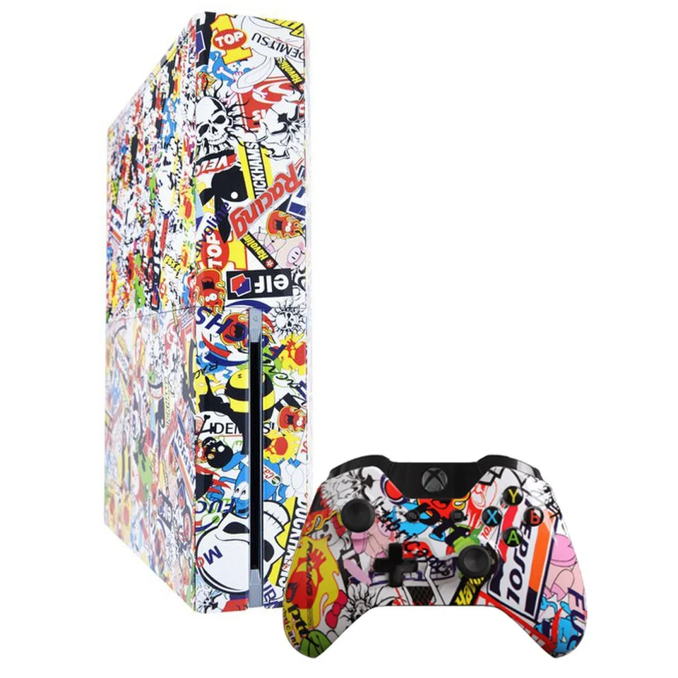 Xbox One 500GB Console – Exclusive Stickerbomb Edition Afbeelding 1