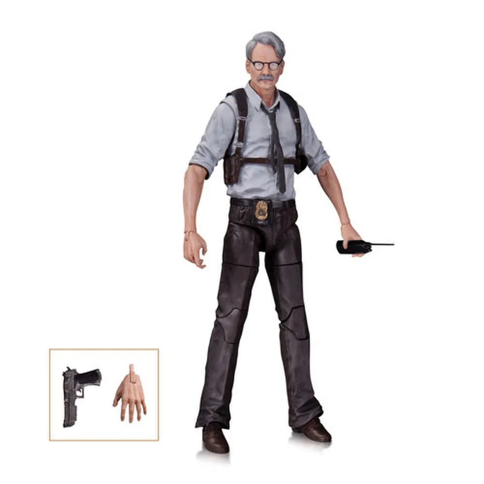 DC Collectibles DC Comics Batman Arkham Knight Commissioner Gordon Action Figure Afbeelding 1