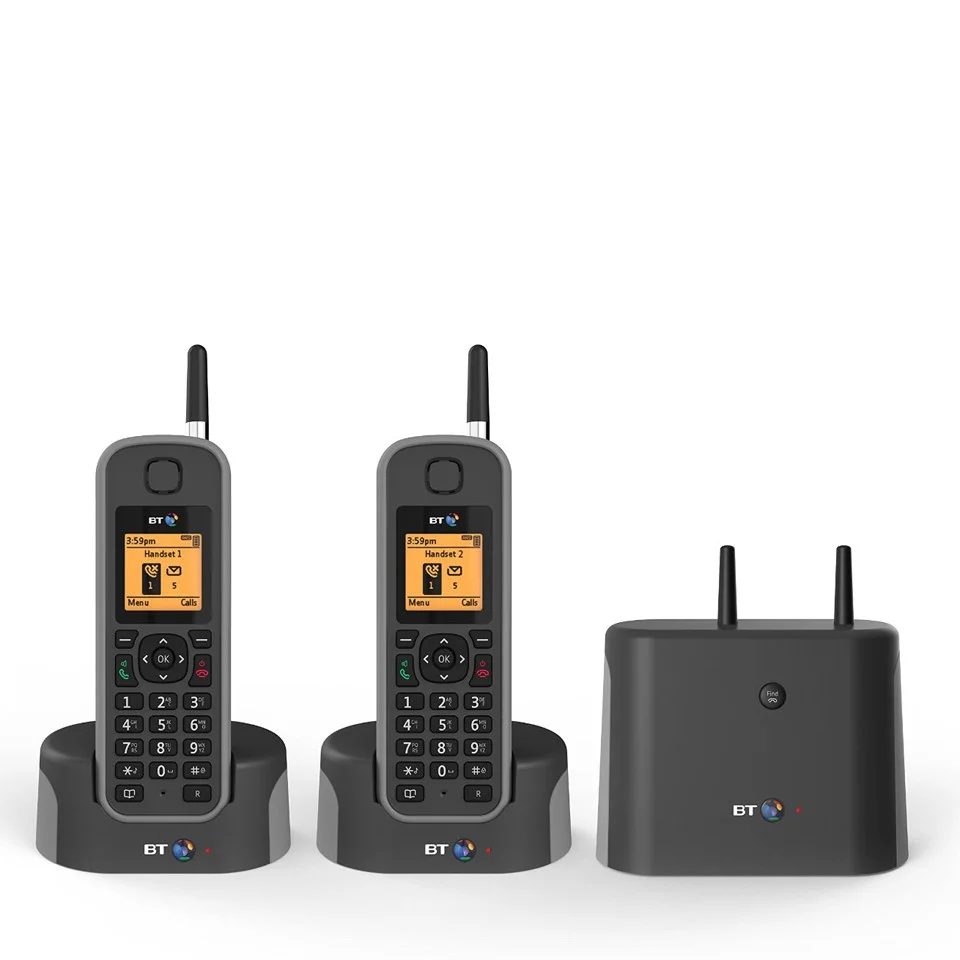 BT Elements 1K Long Range Cordless Telephone - Twin Afbeelding 1