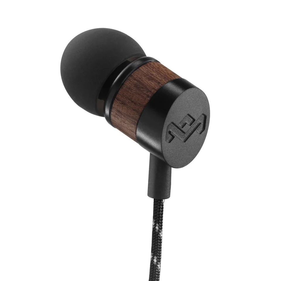 The House of Marley Uplift Earphones (Includes In-Line 1 Button Mic) - Midnight Afbeelding 1