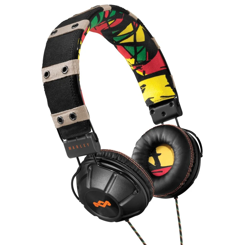 The House of Marley Soul Rebel Headphones - Rasta Afbeelding 1