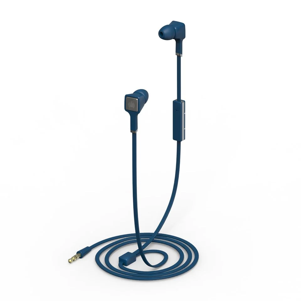 Ministry of Sound Audio Earphones - Blue and Gun Metal Afbeelding 1