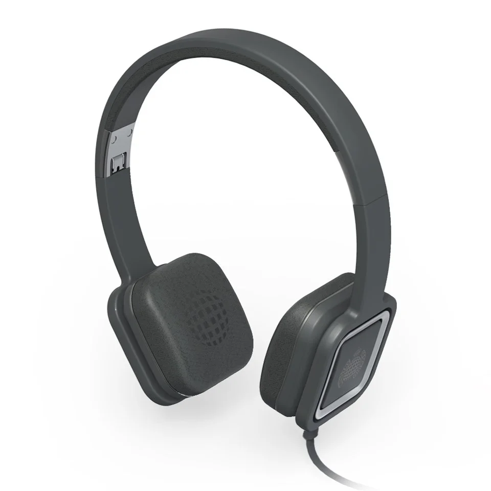 Ministry of Sound Audio On, On Ear Headphones - Charcoal and Gun Metal Afbeelding 1