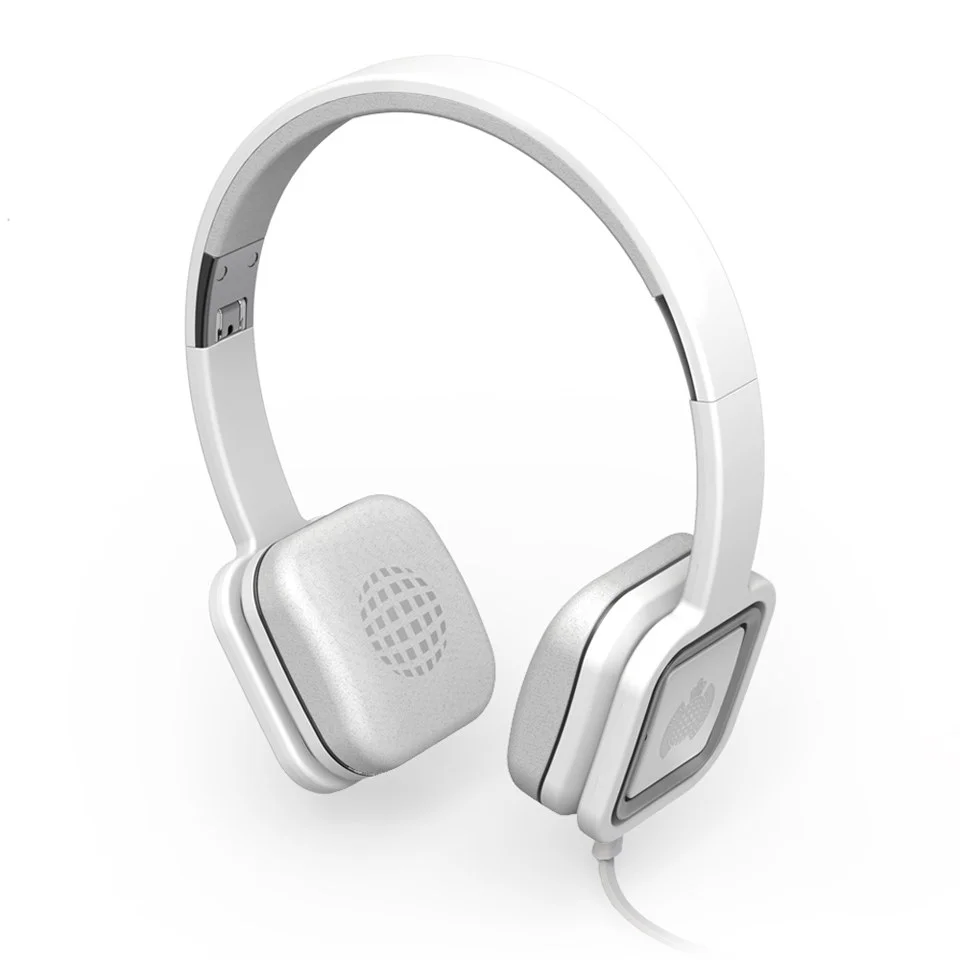 Ministry of Sound Audio On, On Ear Headphones - White and Gun Metal Afbeelding 1