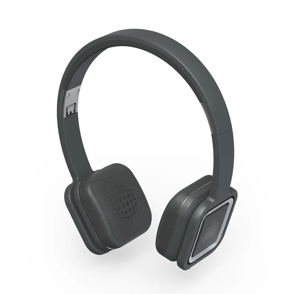 Ministry of Sound Audio On Plus, Wireless Bluetooth On Ear Headphones - Charcoal and Gun Metal Afbeelding 1