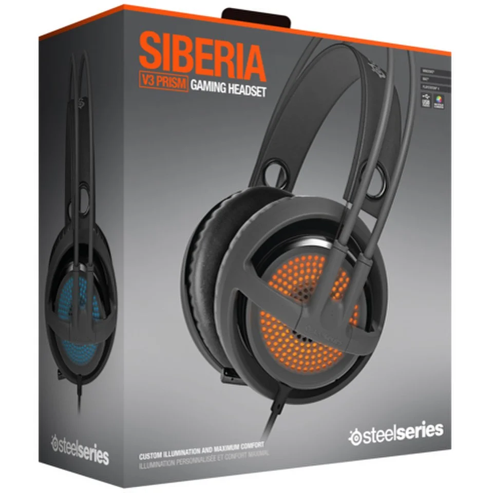 Siberia v3 Prism Gaming Headset - Grey Afbeelding 1