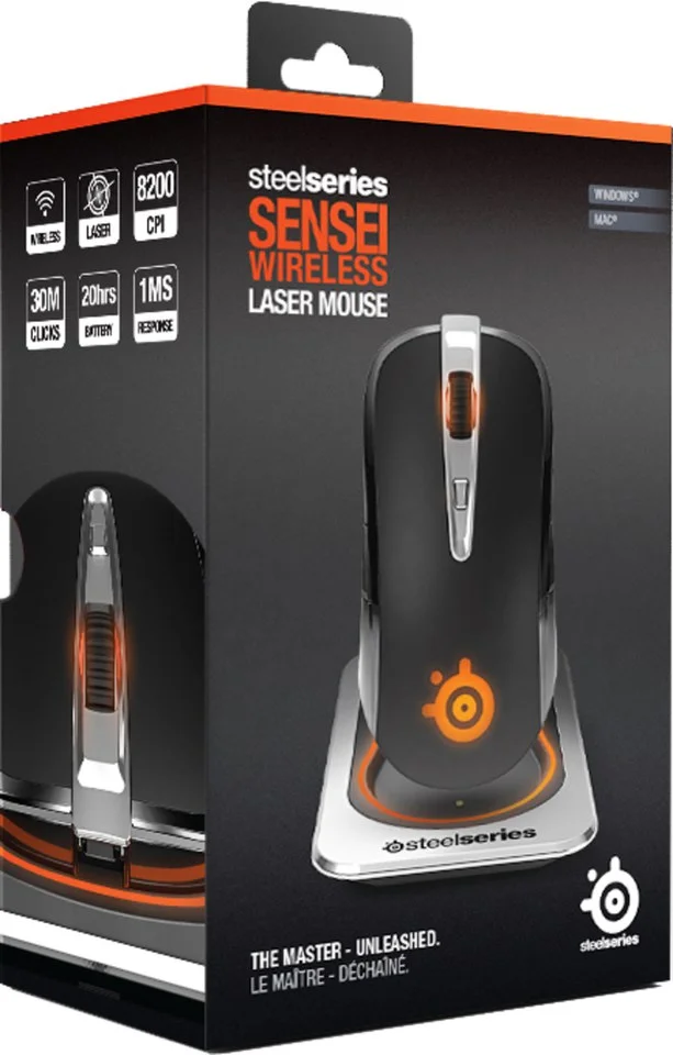 SteelSeries Sensei Wireless Laser Mouse Afbeelding 1
