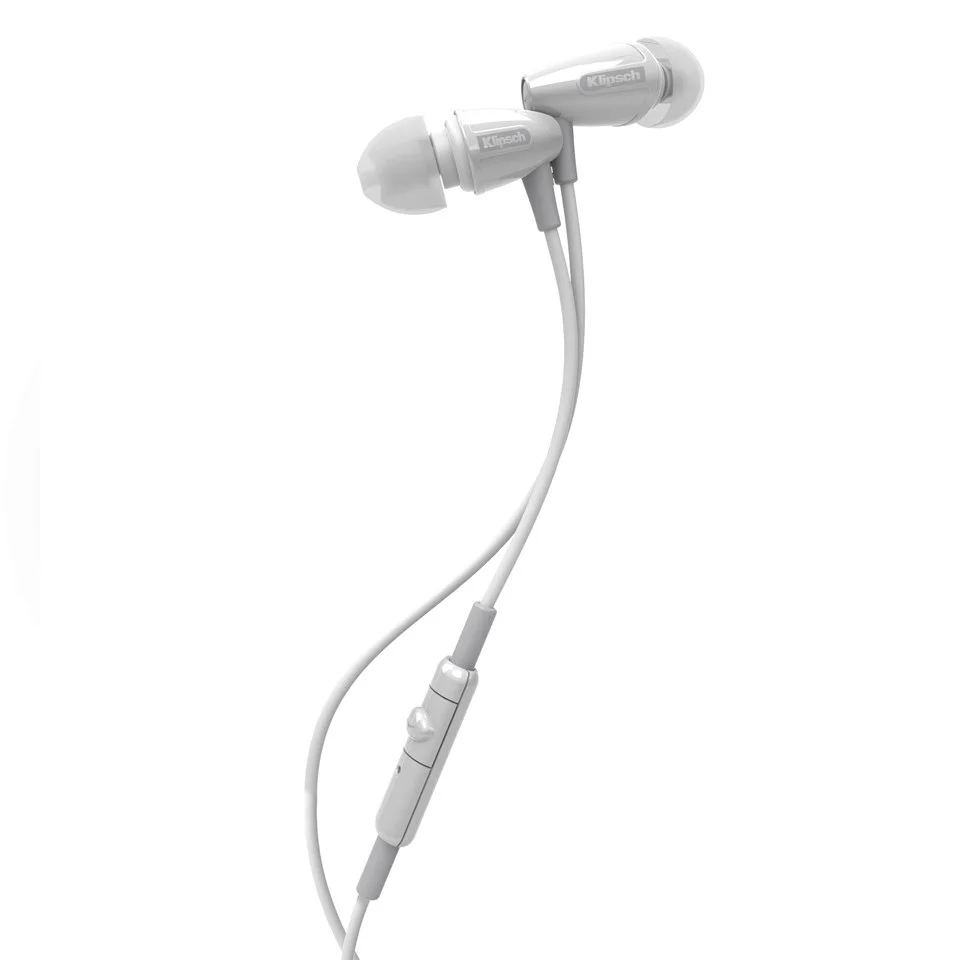 Klipsch S3M Image Earphones Inc In-line Remote & Mic - White Afbeelding 1