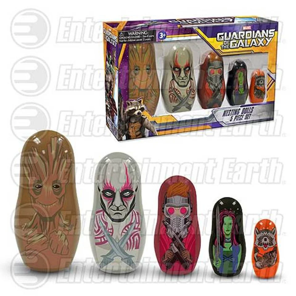 Marvel Guardians Of The Galaxy Nest Dolls Set Afbeelding 1