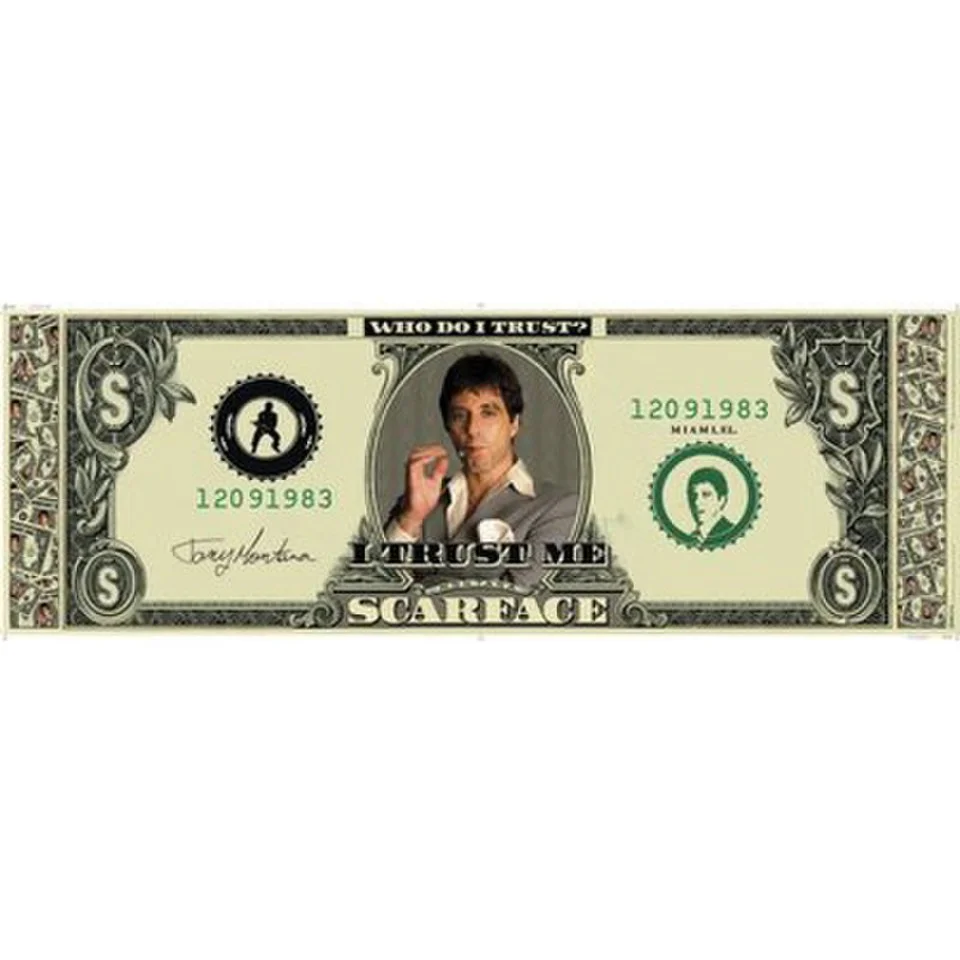 Scarface Dollar - 21 x 59 Inches Door Poster Afbeelding 1