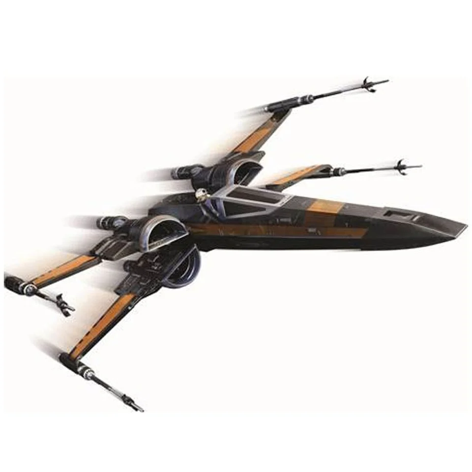Hot Wheels Elite Star Wars The Force Awakens Poe's X-Wing Fighter Starship Vehicle Afbeelding 1