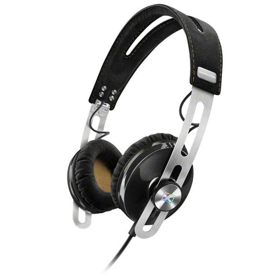 Sennheiser Momentum 2.0 On-Ear Headphones Inc In-Line Remote & Mic - Black - iPhone/iPad/iPod Afbeelding 1