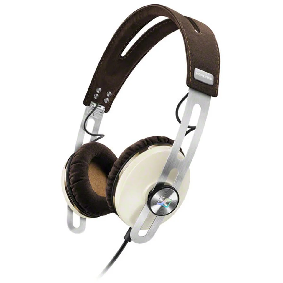 Sennheiser Momentum 2.0 On-Ear Headphones Inc In-Line Remote & Mic - Ivory - iPhone/iPad/iPod Afbeelding 1