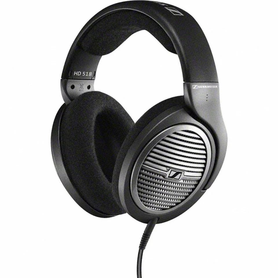 Sennheiser HD 518 Over Ear Headphones - Black Afbeelding 1