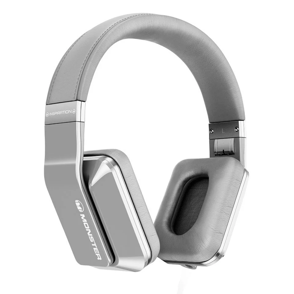 Monster Inspiration Lite on Ear Headphones - Silver Afbeelding 1