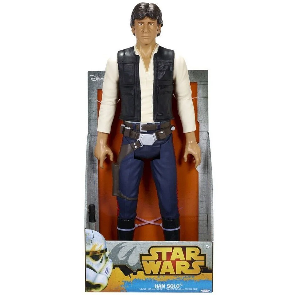 Jakks Pacific Star Wars Classic Big Size Han Solo 18 Inch Action Figure Afbeelding 1