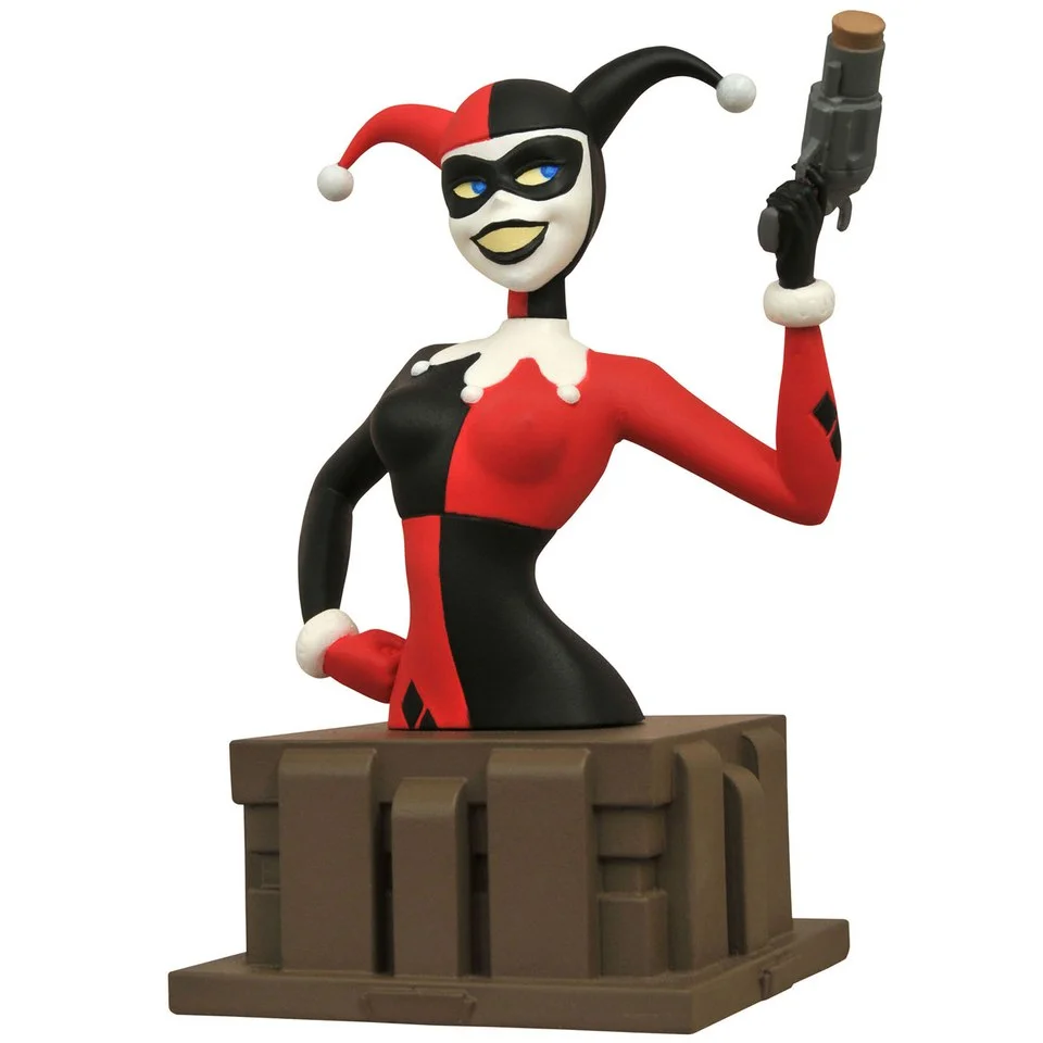 Diamond Select DC Comics Batman the Animated Series Harley Quinn Bust Afbeelding 1