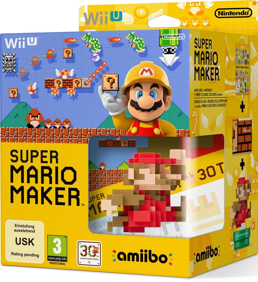 Super Mario Maker - Includes Artbook & amiibo Figure Afbeelding 1